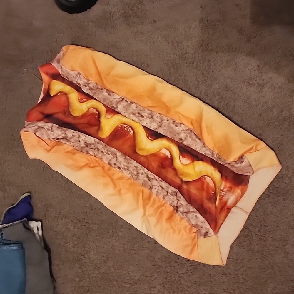 Hot Dog with Mustard Halloween Costume